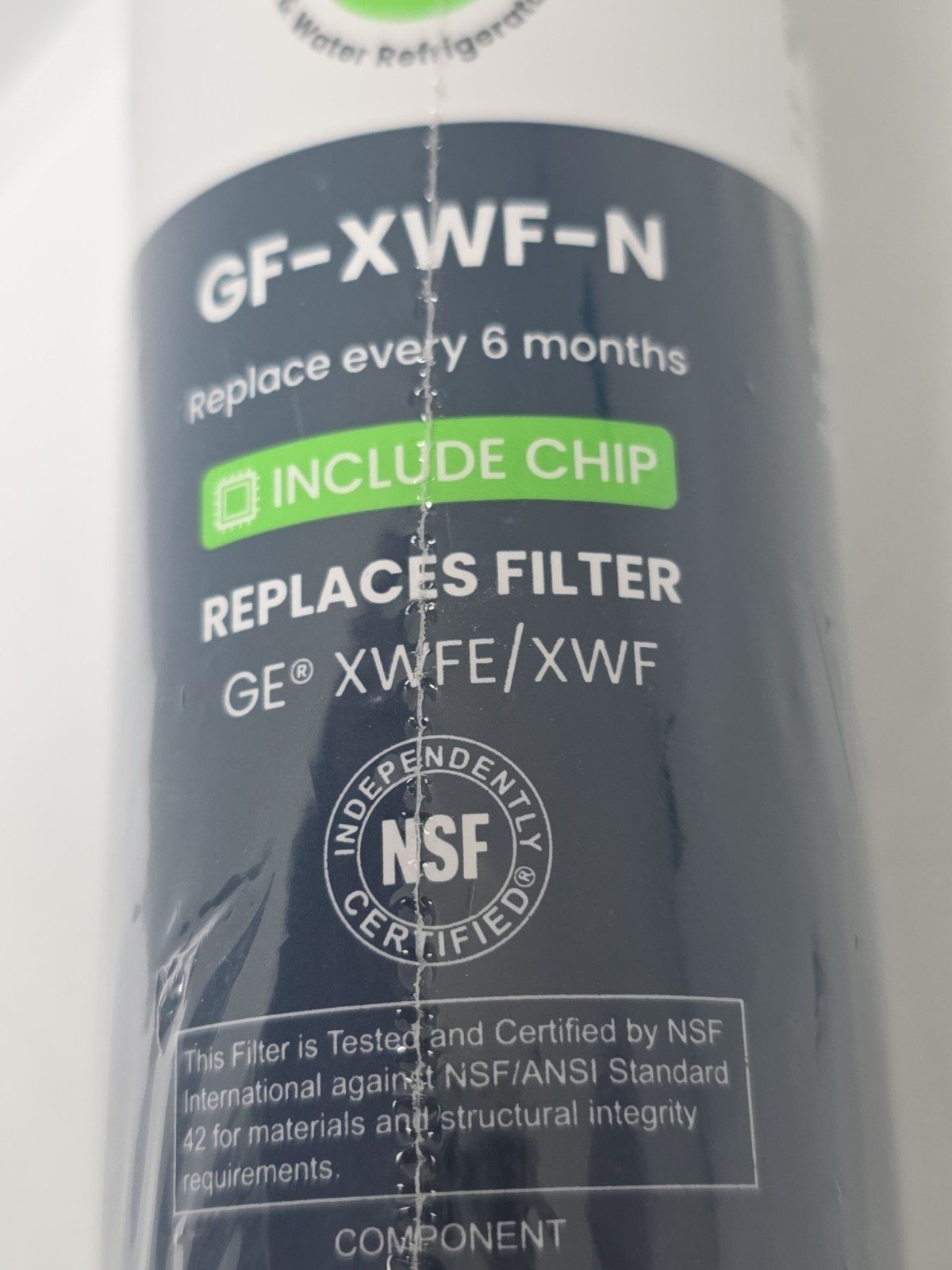 Glacier Fresh GF-XWF-N Replacement Water Filter W/Chip for filter GE XWFE/XWF. D gallery