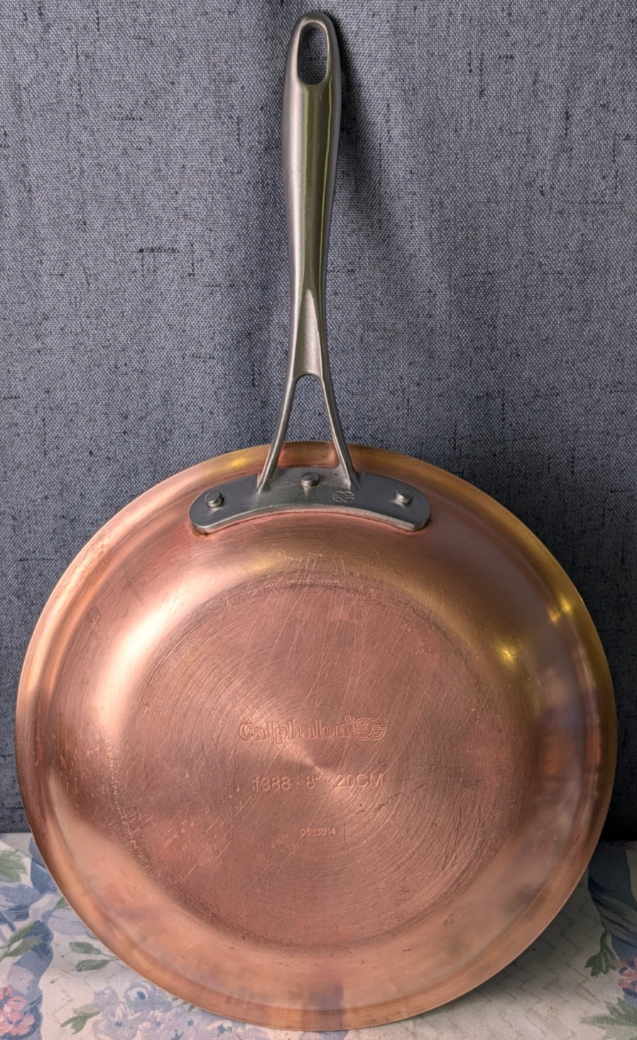 Calphalon 1388 Tri-Ply Copper Stainless Steel 8" Frying Pan Sauté Skillet 20CM gallery