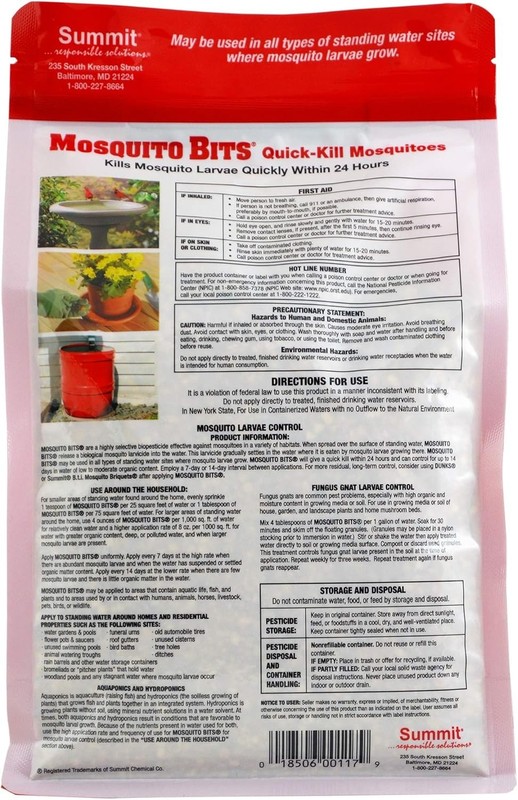Summit 117-6 Mosquito Bits 30oz – Gránulos Mata Larvas de Mosquito Rápido. gallery