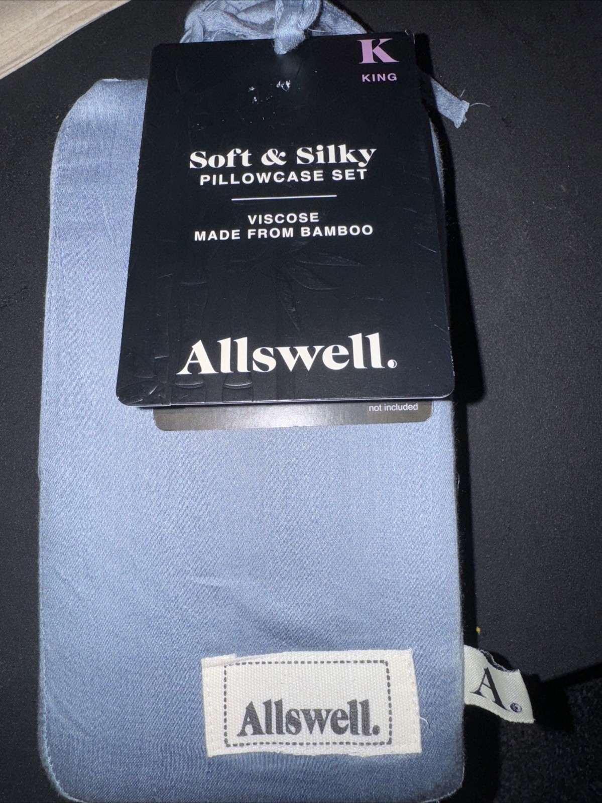 Allswell King Size Pillowcase Set Viscose Made from Bamboo 21 x 40 inches Pair gallery