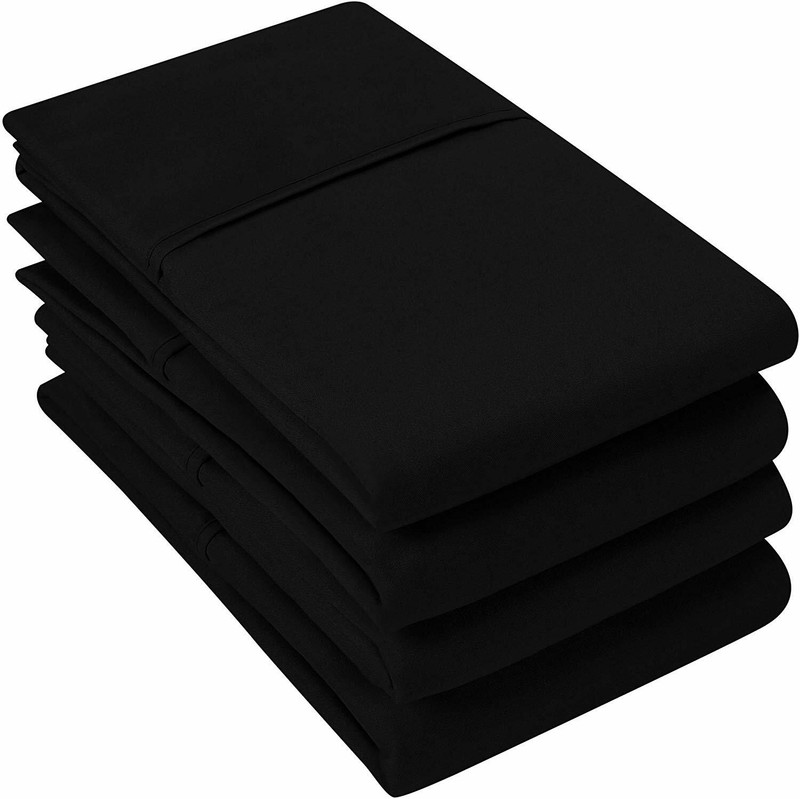 Utopia Bedding 4 Pack Microfiber Pillowcases Ultra Soft Pillowcover King Queen gallery