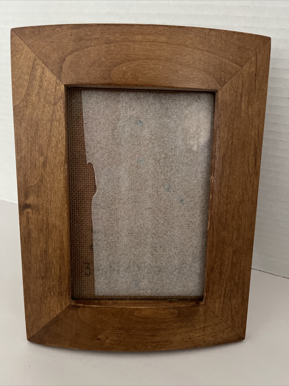 Photo Frame Holds 4x6” Picture Solid Wood Portrait or Landscape Easel Back gallery
