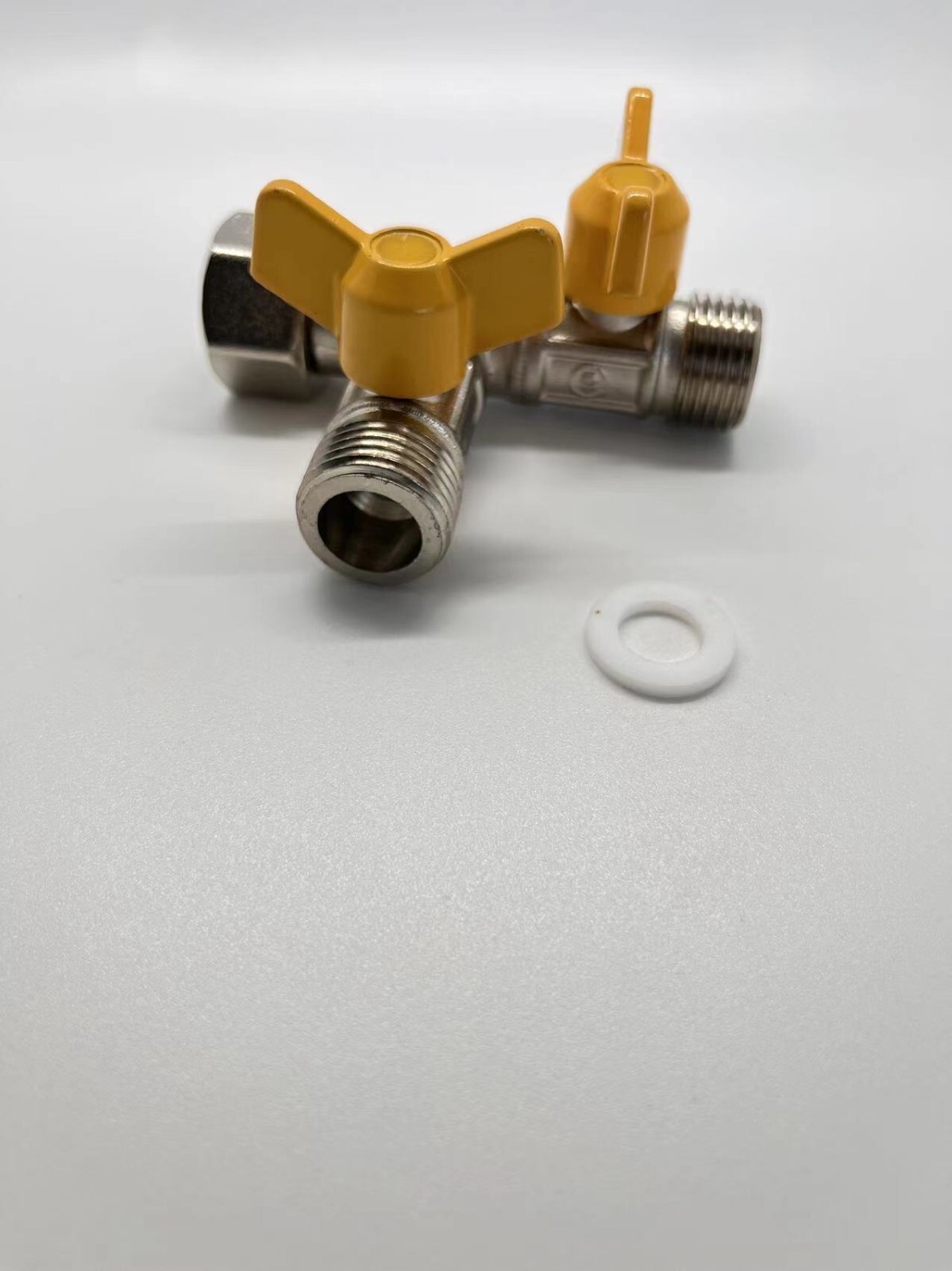 2 Way Gas Line Splitter Connector Valve Switch ⭐⭐⭐⭐⭐ gallery
