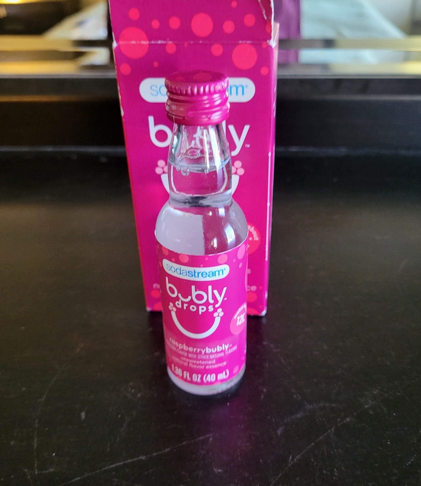 Sodastream Bubly Drops Raspberry Unsweetened Flavor 1.36oz -Makes 12 Liters gallery