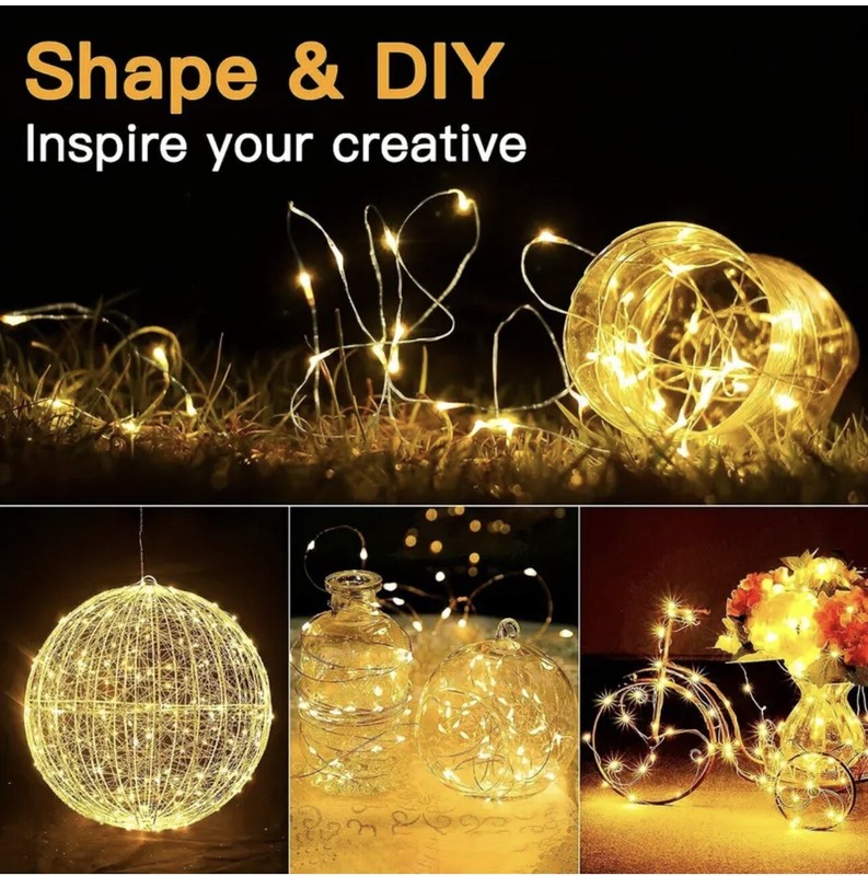 Fairy String Lights Battery Operated LED Lamp Christmas Party Wedding Home Decor gallery