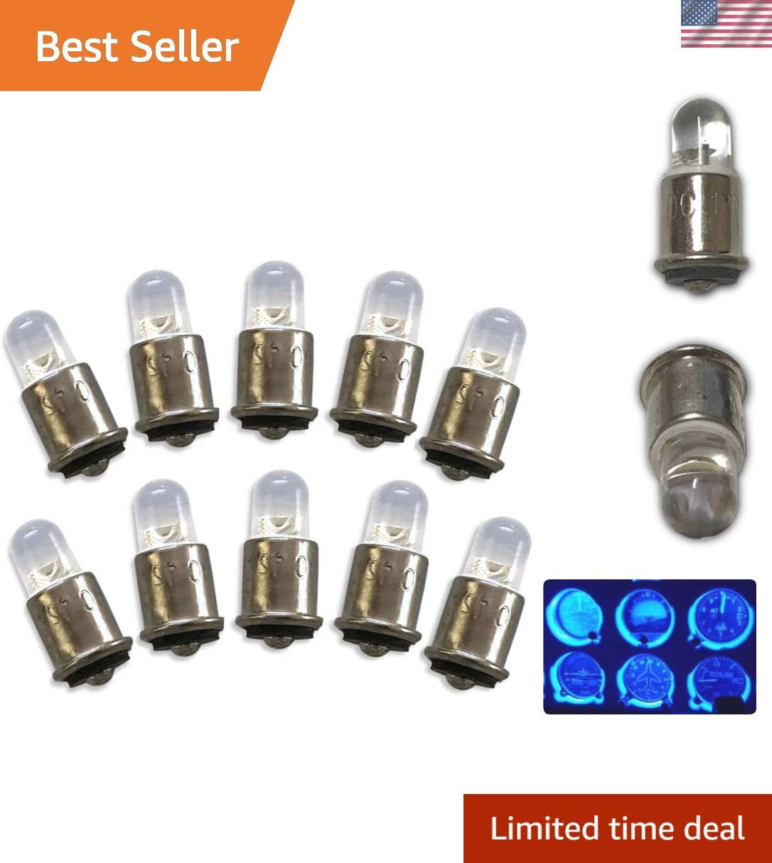 LED Replacement Bulb | 12/14VDC | Dimmable | Replaces Bulb Numbers: 330, 382,... gallery