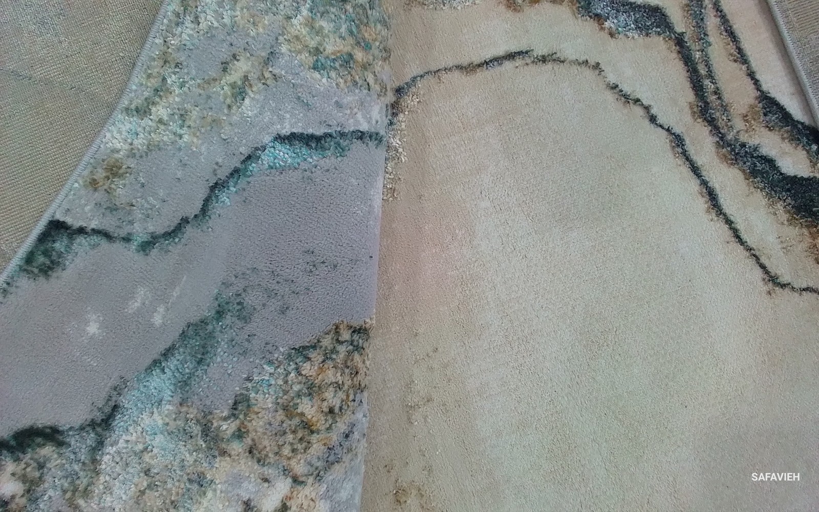 GREY / BLUE 8'-0" x 10'-0" Back Stain Rug, Reduced Price 1172797351 ALN104F-8 gallery