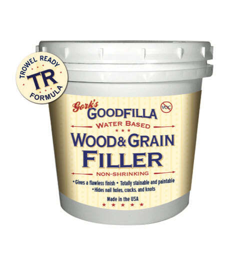 Trowel-Ready Water-Based Wood & Grain Filler gallery