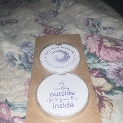 Wellness Warrior Physician’s Plan Absorbent Car Coasters Set of 2 Cup Holder