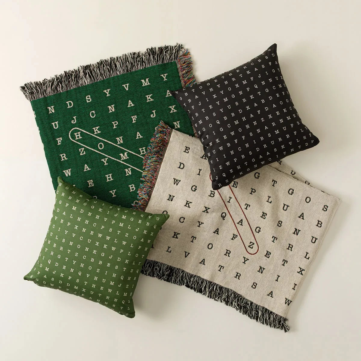 Personalized Word Search Throw Blanket Unique Gift Home Decor gallery