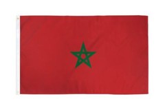 Morocco flag 2X3ft poly 100D