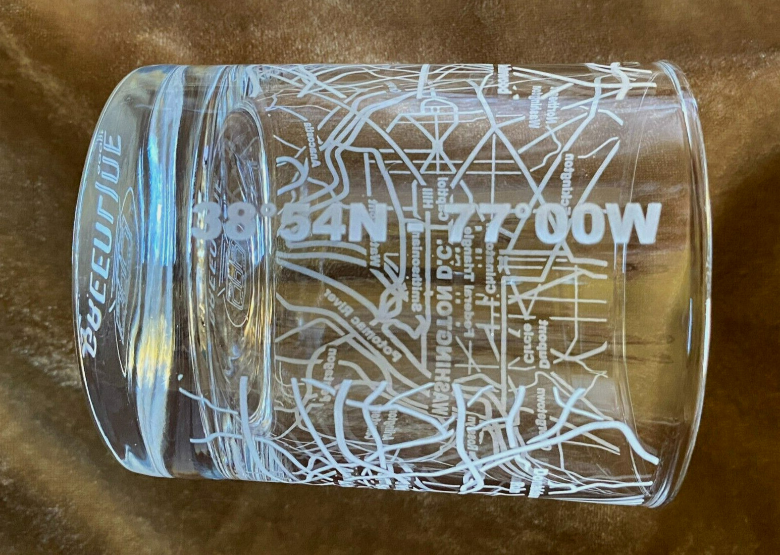 Greenline Goods ~ Washington, D.C. Area Map Glass ~ 10 Oz Rocks Tumbler ~ Mint gallery