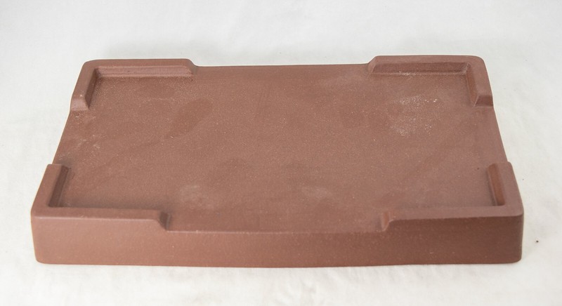 Rectangular Zisha Suiban Tray for Bonsai Tree & Suiseki Rock 11.5"X 6.75"X 1.5" gallery