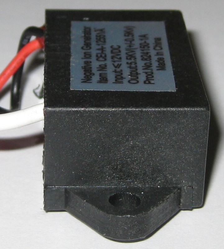 Small Negative Ion Generator - 12 VDC - 5.5 kV Output – Produces 3 Million Ions gallery