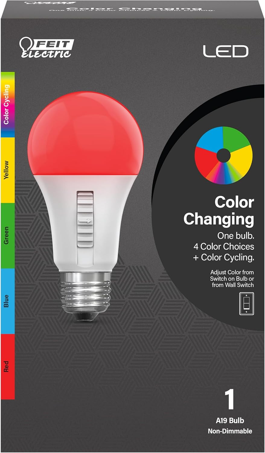 LED Color Changing Light Bulb - A19 with an E26 Medium Base Light Bulb - 60W Eq gallery