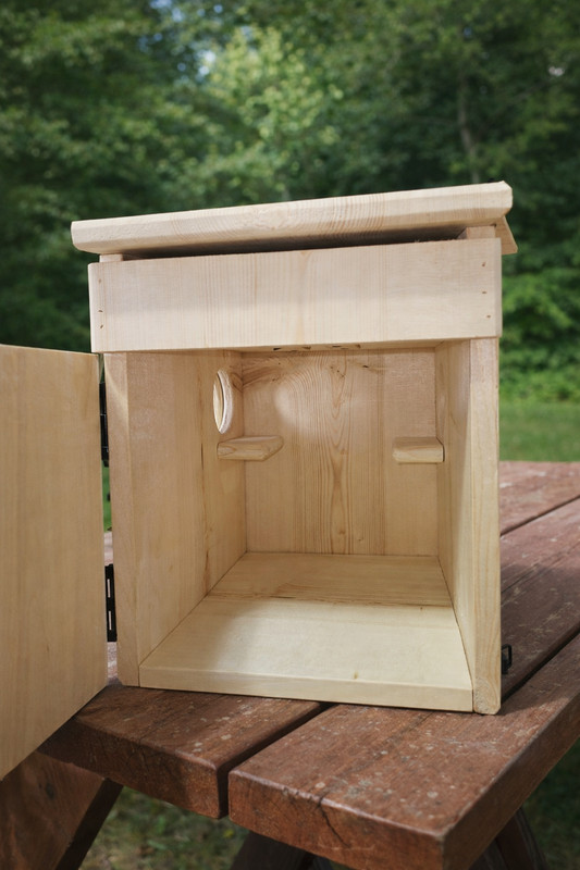 Extra Large Handmade Squirrel House with Camera and Solar – Outdoor Nesting Box gallery