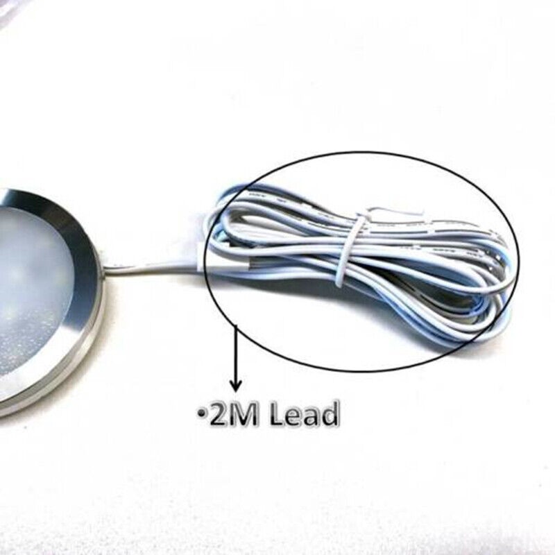 8PCS LED Under Cabinet Lighting Plug in 3000k Warm White Under Counter Light gallery