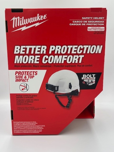 Milwaukee Safety Helmet TYPE I, TYPE II CLASS E - Orange gallery