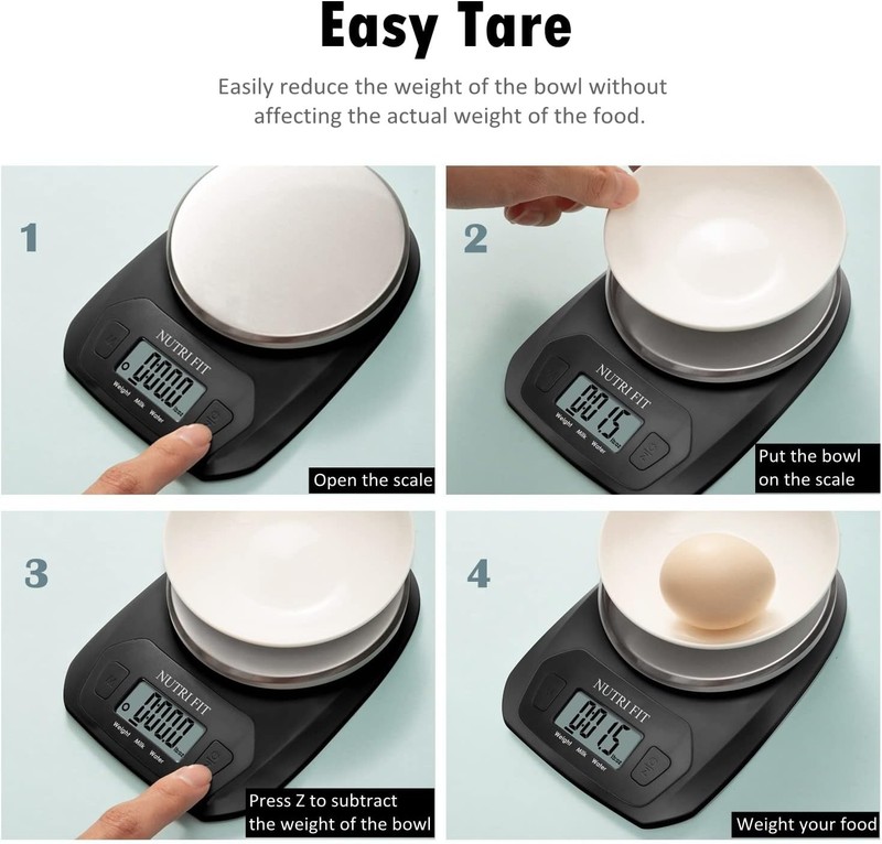 Digital Food Scale Small Kitchen Scales Weight in Grams and OZ for Cooking Ba... gallery