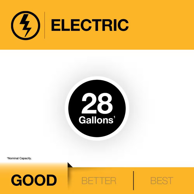Performance 28 Gal. 3800-Watt Elements Short Electric Water Heater with 6-Year T gallery