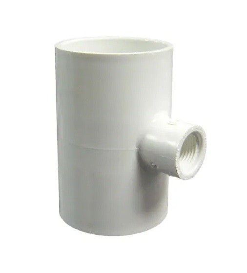 New 2"x2"x0.5" NPT Thread Generic Pipe Tee for Hayward® Salt System Flow Switch gallery