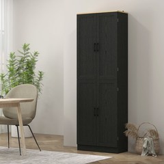 Kitchen Storage Cabinet Featuring A Recessed Door Panel