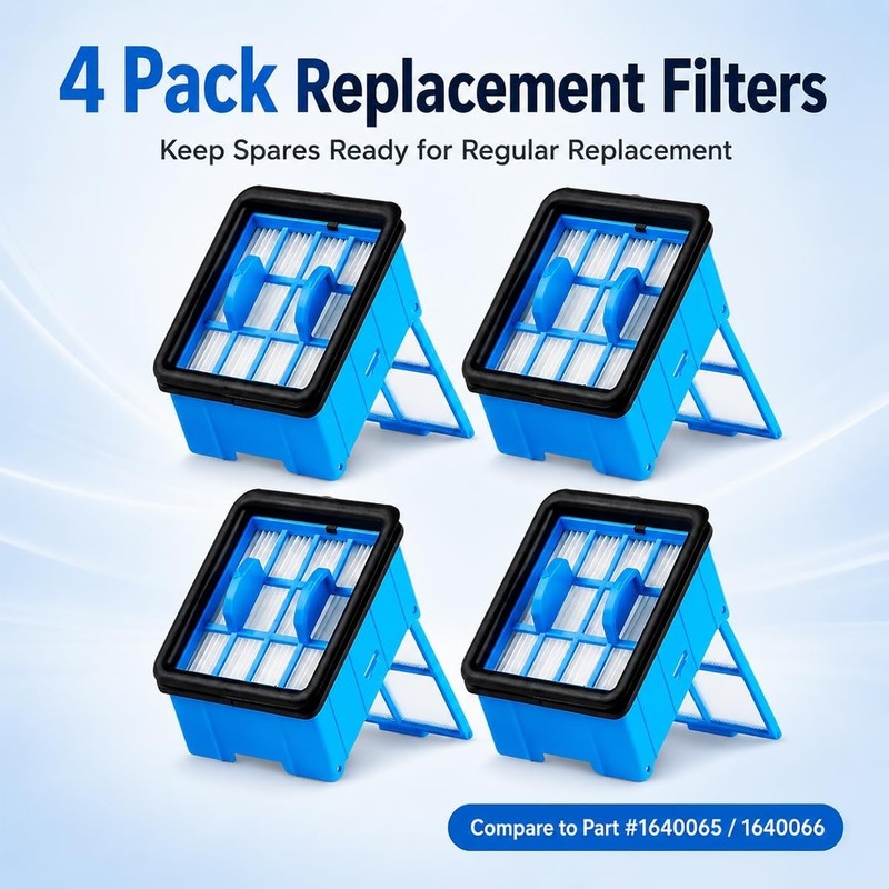 4 Pack Filter Replacement For l CrossWave OmniForce Edge OmniFind Vacuum gallery