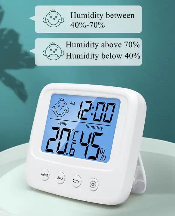 Digital Temperature Humidity Meter Home Indoor Electronic Hygrometer Thermometer gallery