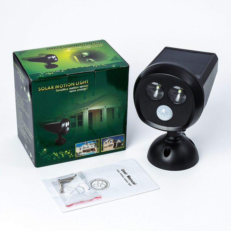 LED Solar Flood Light Motion Sensor Security Spot Wall Street Yard Outdoor Lamp gallery