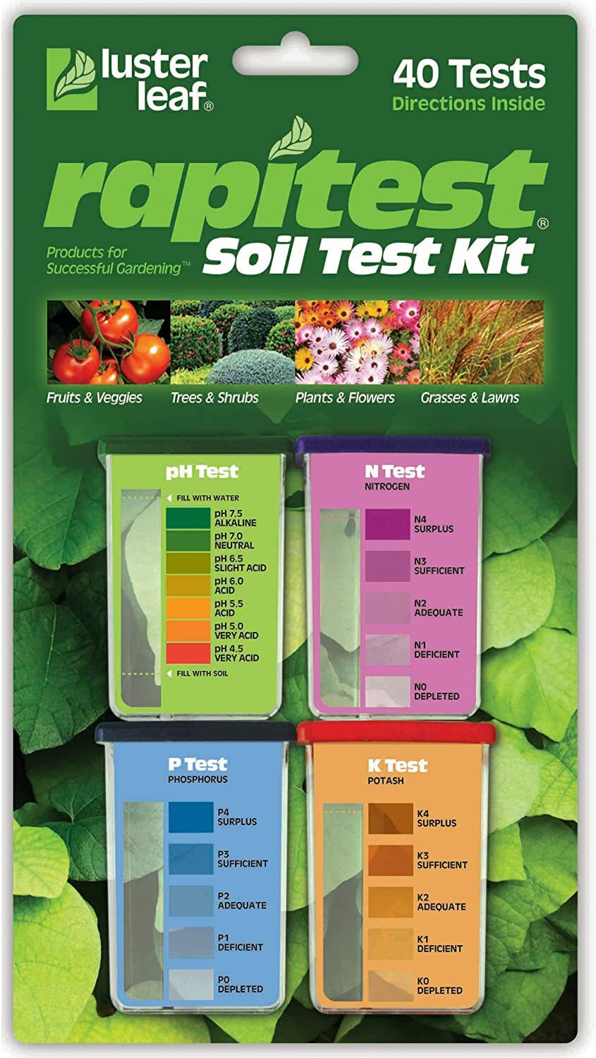 RAPITEST 1601 SOIL TEST KIT LAWN FLOWER PLANT TEST GARDEN TESTER pH NPK gallery
