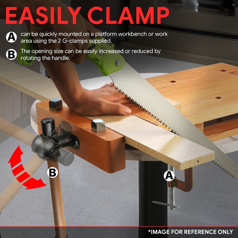 Portable Multifunction Woodworking Bench Hard Wood Vise Workbench Quick Release gallery