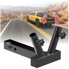 Easy Assembly Trailer Hitch Flag Pole Holder