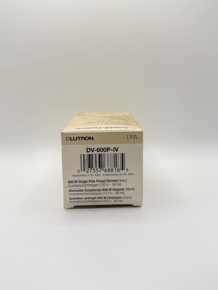 LUTRON DIVA DV-600P-IV 600W SINGLE-POLE DIMMER gallery