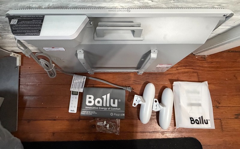 Ballu Convection Panel Smart Space Heater for Large Room with Remote in White gallery