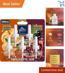 Air Freshener PlugIns Refill Pumpkin Ginger Pomegranate Currant Essential Oils