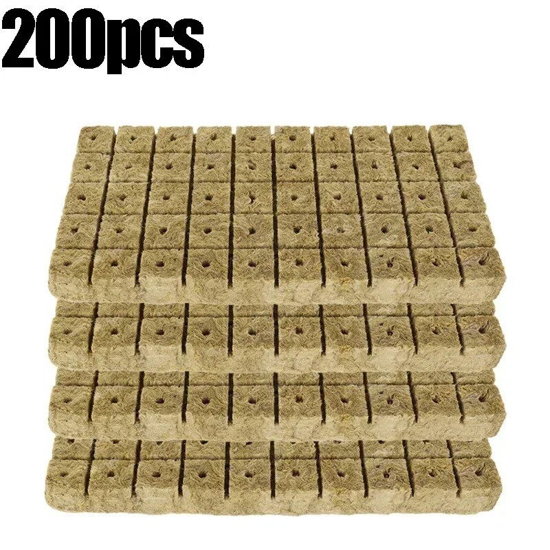 Seedling Grow Plug Sponge Block Starter Rock Wool Planting Grow Cubes Hydroponic gallery