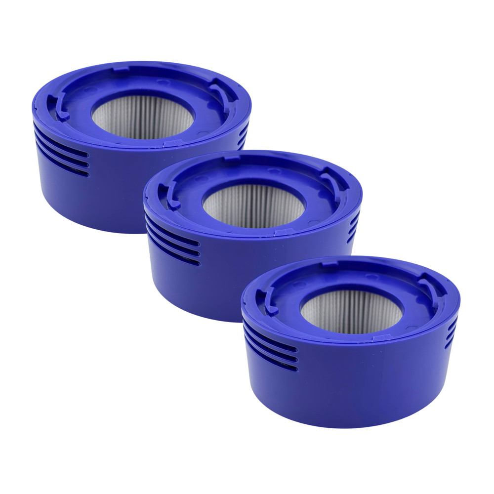 3 Pack HEPA Post Motor Filters For Dyson V7 V8 Absolute Animal Fluffy SV10 SV11