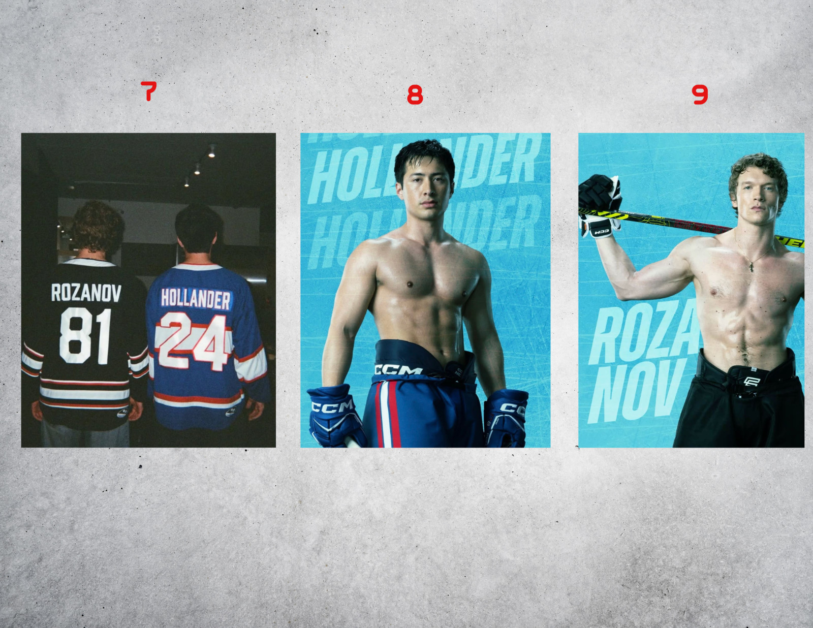 Heated Rivalry TV Promo Wall Collage Poster Prints gallery