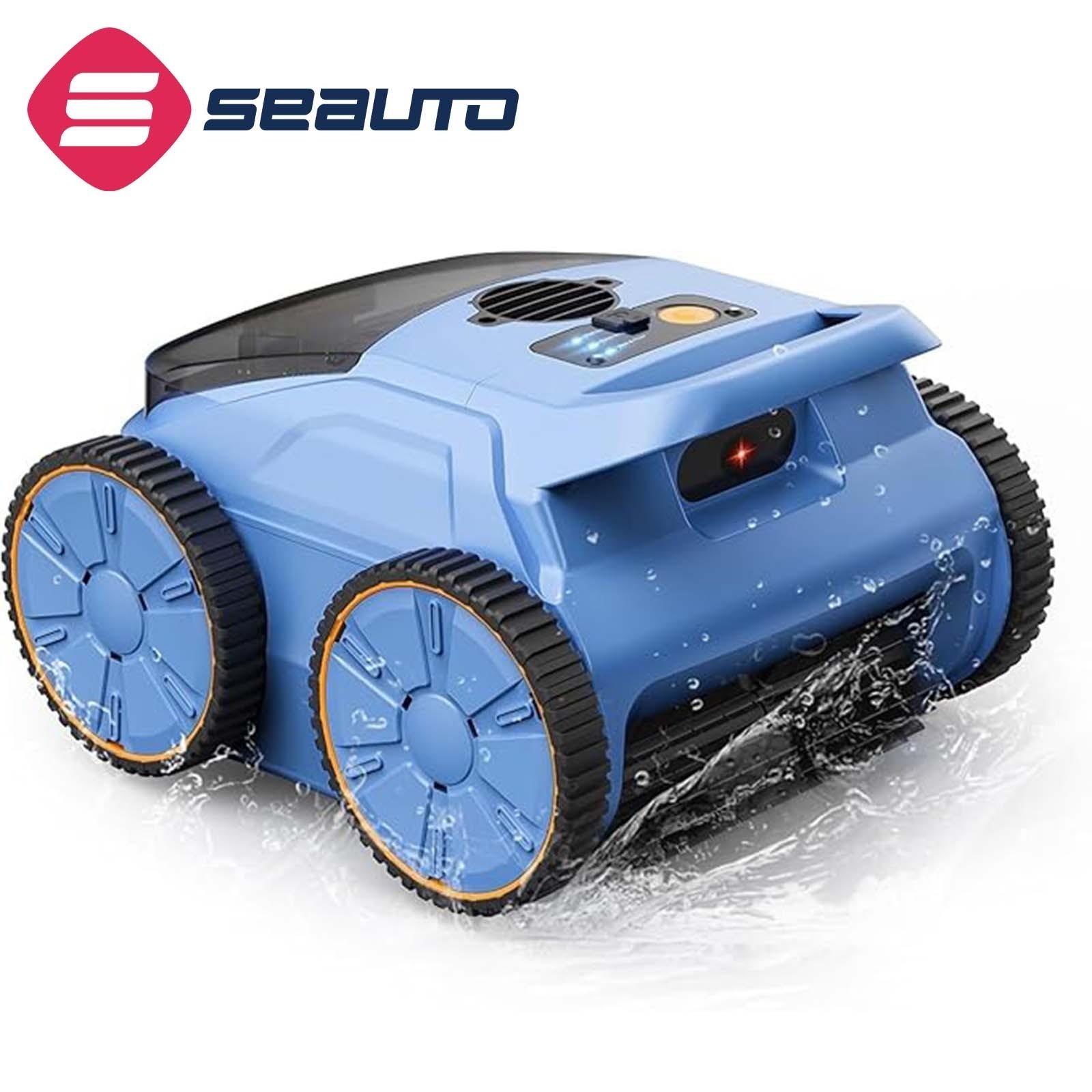 Seauto Robotic Pool Vacuum Cleaner for Inground Pools with Smart Navigation gallery