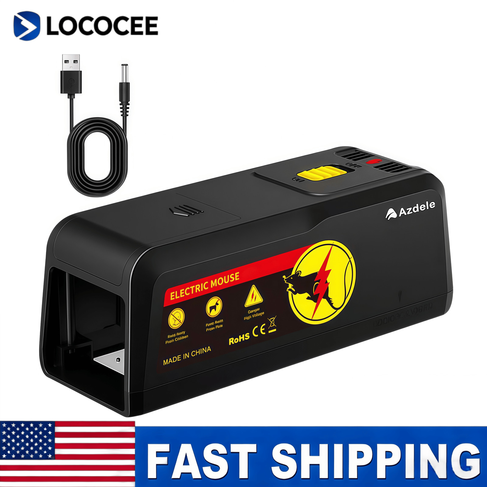 ELECTRIC MOUSE & RAT KILLER - COMPACT ELECTRONIC PEST TRAP WITH ZAPPER FUNCTION gallery