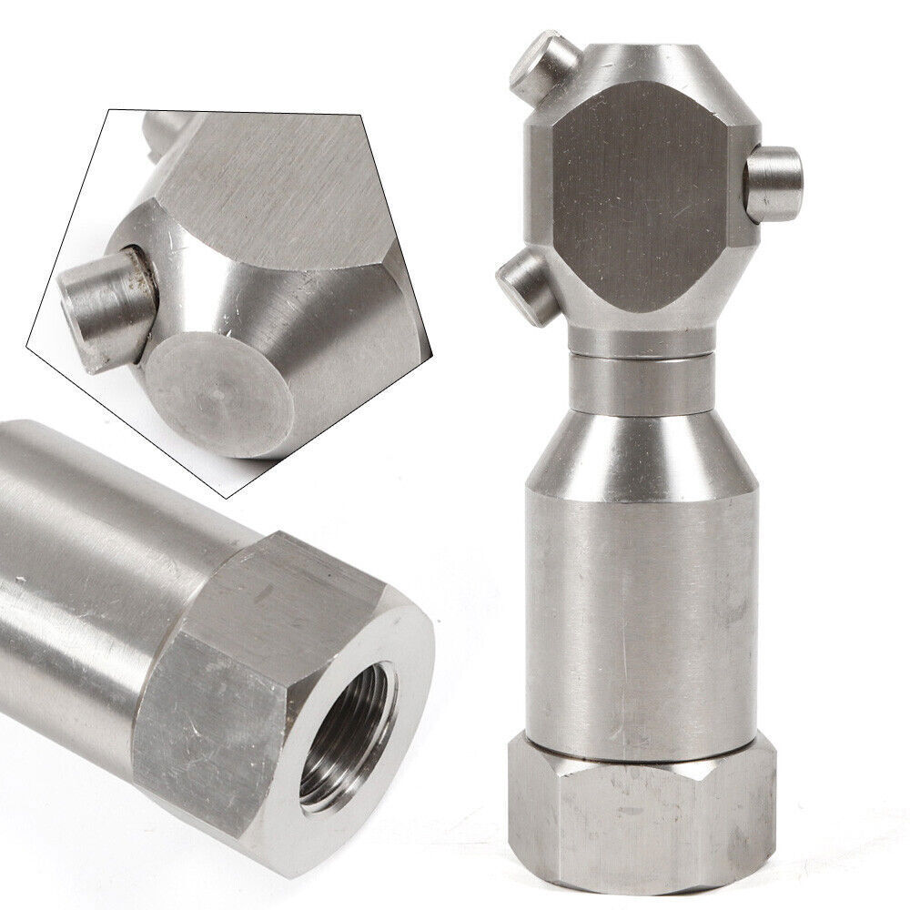 360 degree Stainless Steel Rotating Tank Washing Spray Nozzle Cleaning Nozzle CE gallery