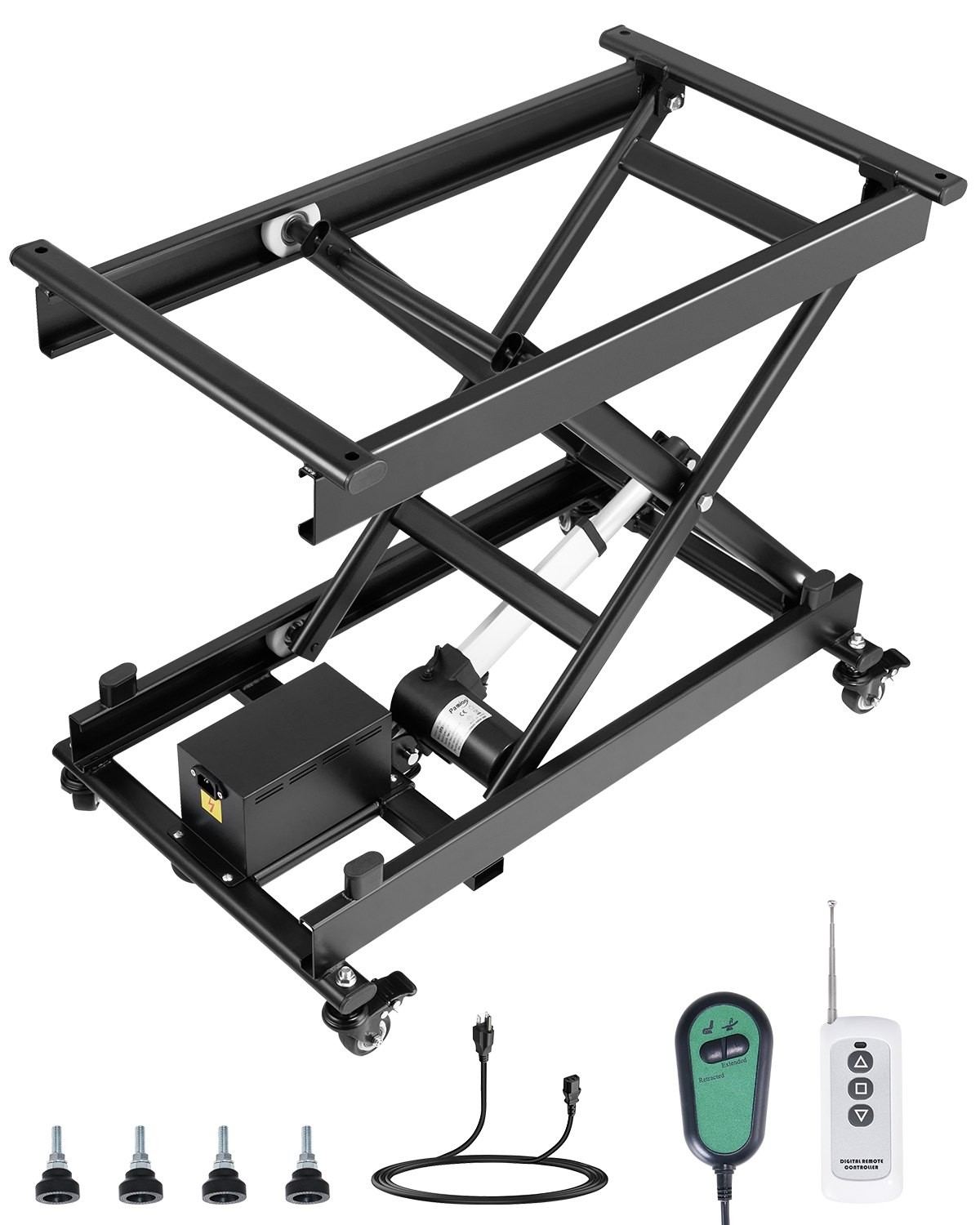 Electric Lift Table,330 lbs Capacity Single Scissor Lift Table,8 - 28 in Height gallery
