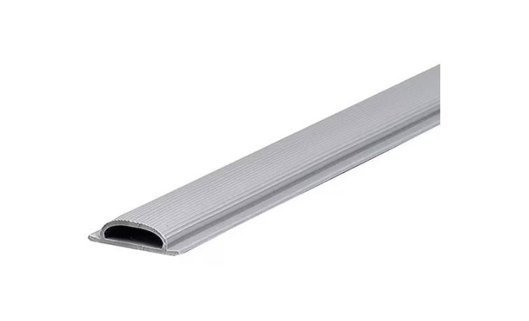 1.25 In. X 36 In. Gray Vinyl Replacement Insert for Door Weatherstripping Thresh gallery