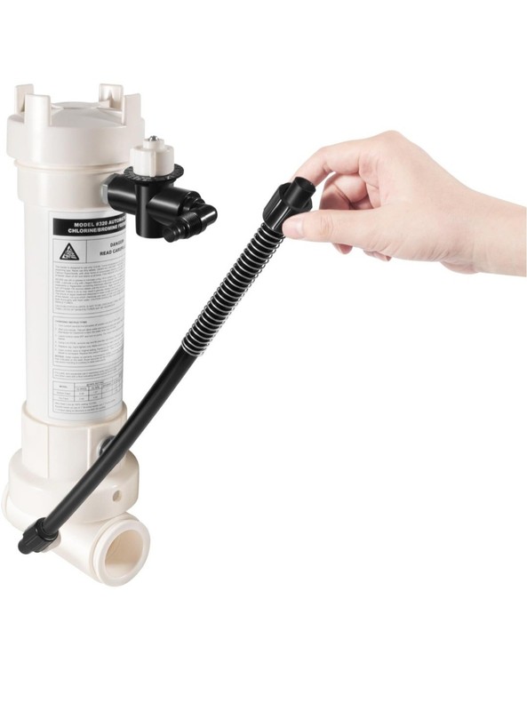 Pool Chlorinator, 320 Automatic in-Line Chlorine/Bromine Feeder Compatible with gallery