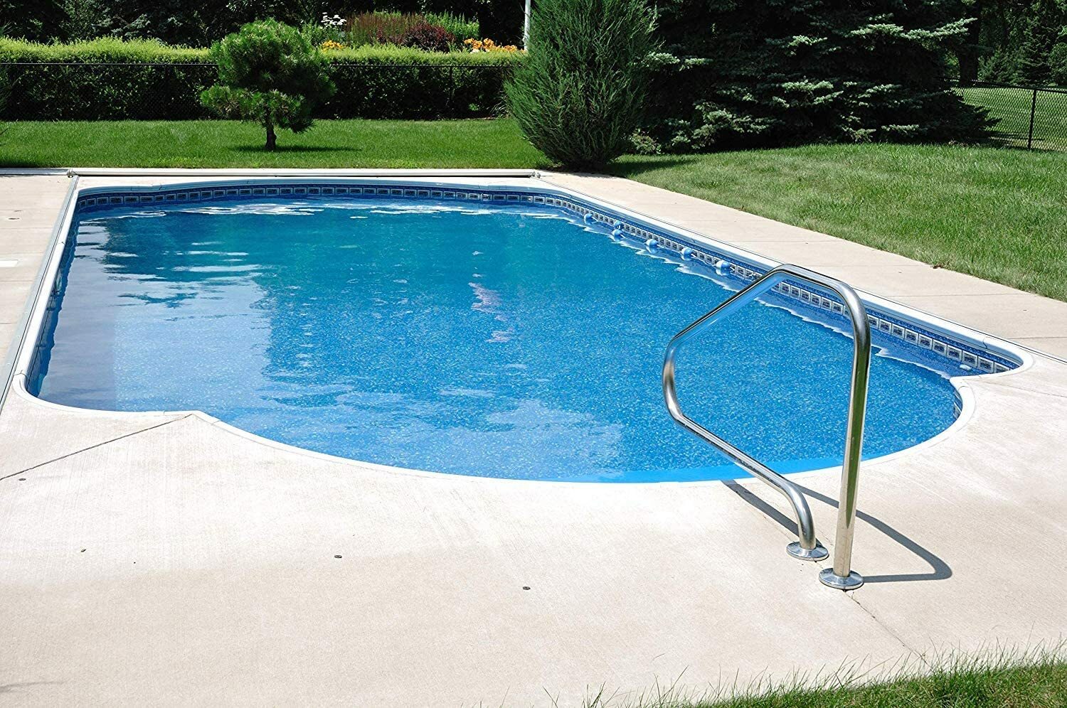 Aqua Select In-Ground Swimming Pool Stainless Steel Ladder Step Handrail gallery