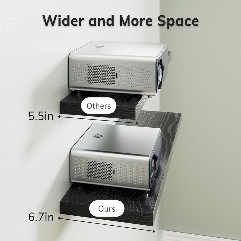 Floating Shelves for Wall, Wall Mounted Rustic Wood Shelves for Bathroom, Bedroo gallery