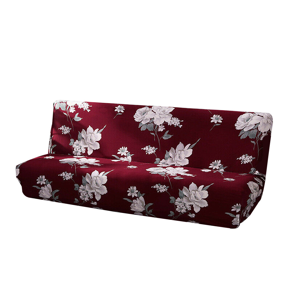 Futon Slipcover Armless Sofa Cover Stretch Sofa Bed Slipcover Protector Elastic gallery
