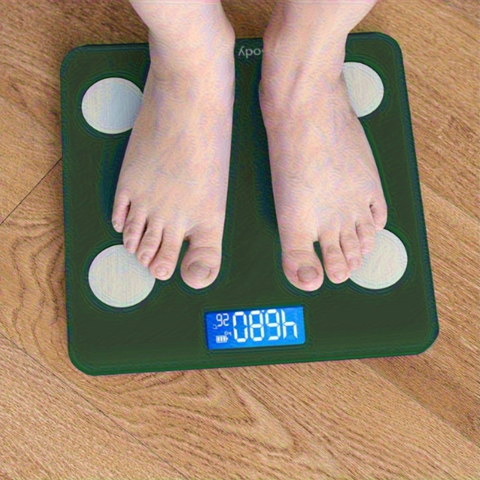 Digital Bathroom Scale Body Weight with Temperature Display LCD Home gallery