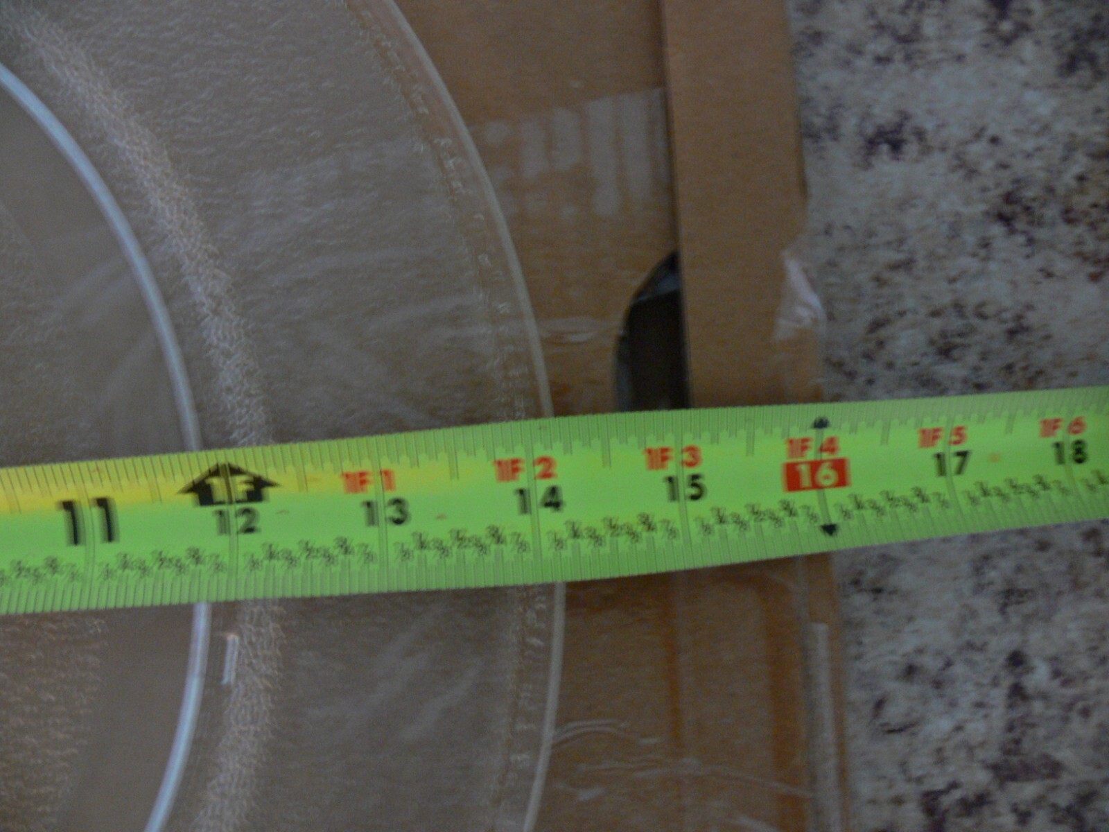 14 1/8 " WHIRLPOOL 8172017 GLASS TURNTABLE PLATE / TRAY REQUIRES 9 1/4" ROLLER gallery