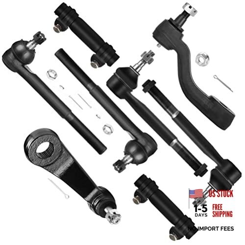 8pc Set Front Inner Outer Tie Rod End Idler Arm Pitman Arm Suspension Kit gallery
